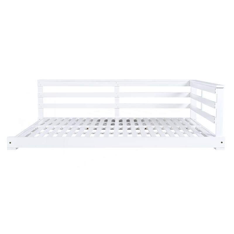 Acacia Wood Porch Swing Bed