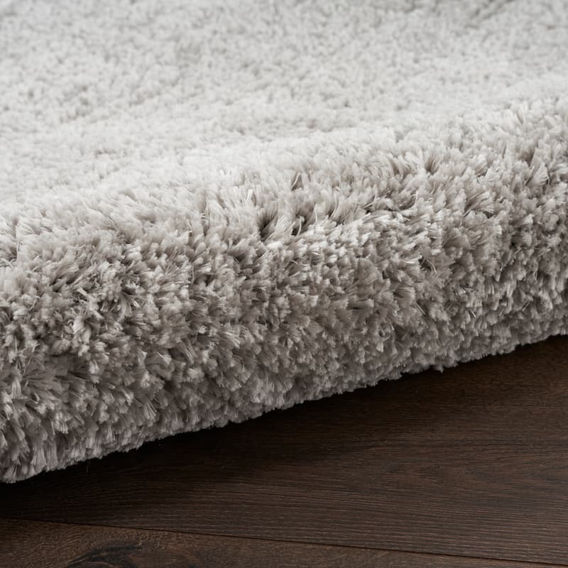 Nourison Luxurious Shag Ultra-plush Pile Glam Solid Area Rug