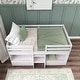 preview thumbnail 19 of 17, Max and Lily Farmhouse Twin-Size Low Loft with 2 Drawers