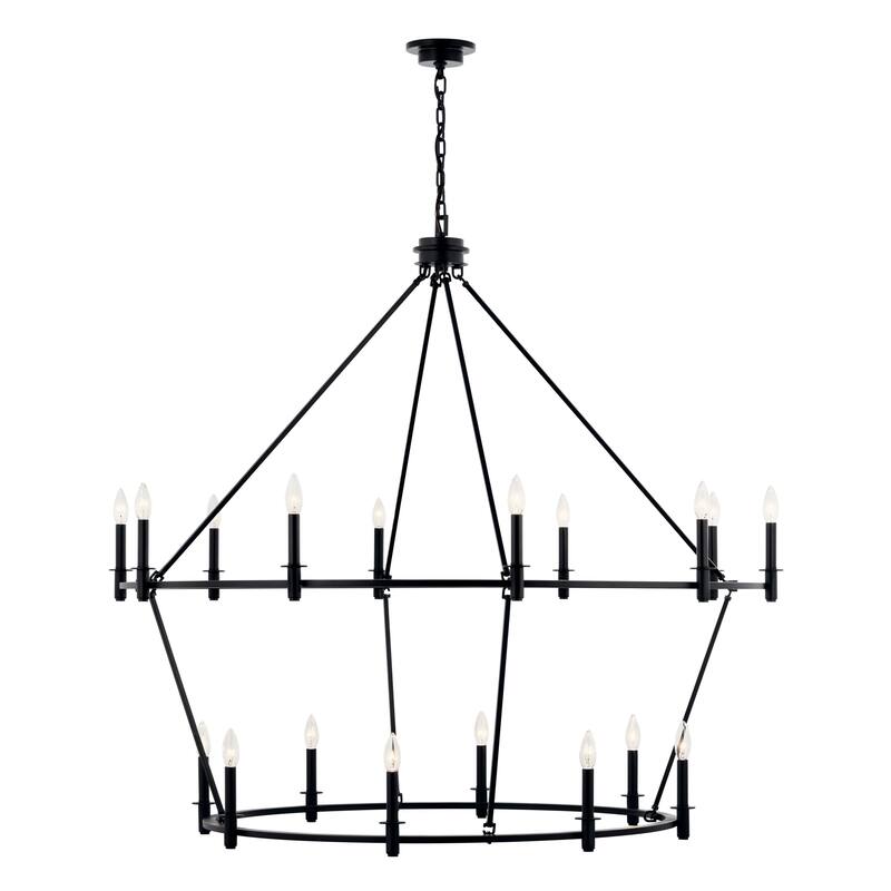 Kichler Lighting Carrick 54.25 in. 18-Light Tiered Chandelier