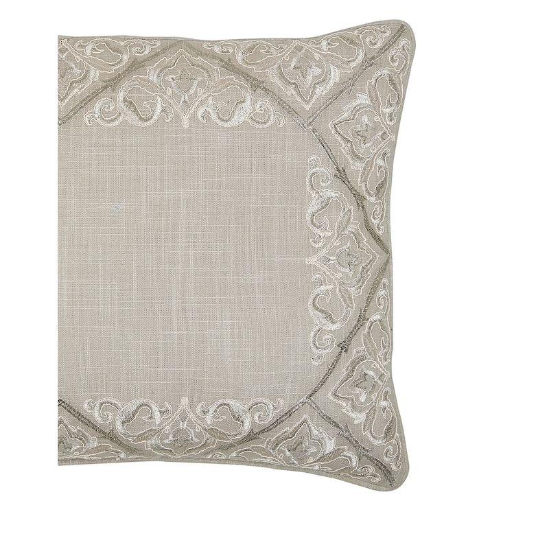 Rhea Embroidered Throw Pillow