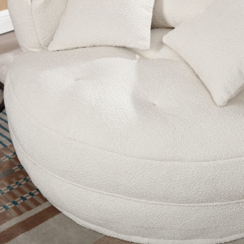 Chenille Sponge single sofa,No Assembly Required,Fluffy Modern Sleeper Chair for Living room, Bedroom