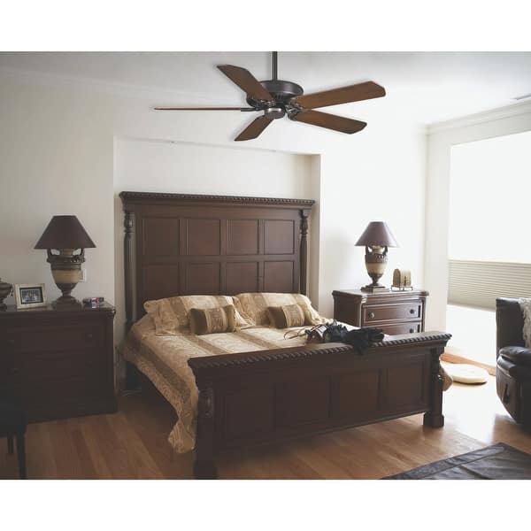 slide 2 of 20, Casablanca 54" Panama Ceiling Fan w/ Handheld Remote Brushed Cocoa-Distressed Walnut