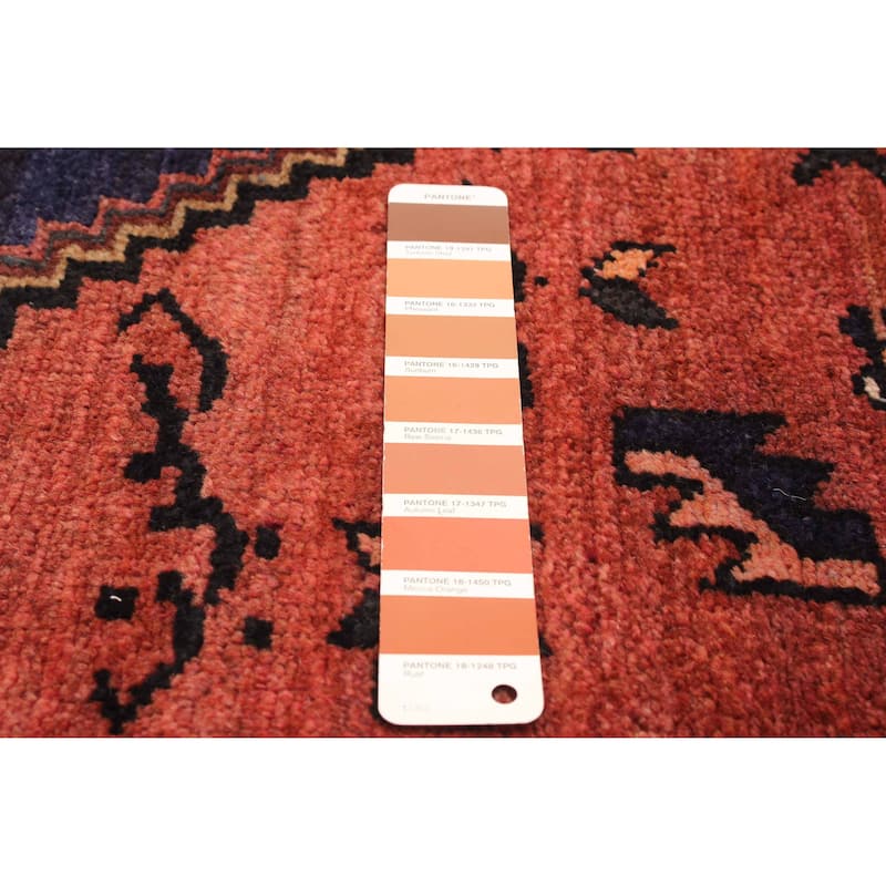 ECARPETGALLERY Hand-knotted Andelz Copper Wool Rug - 4'3 x 7'5