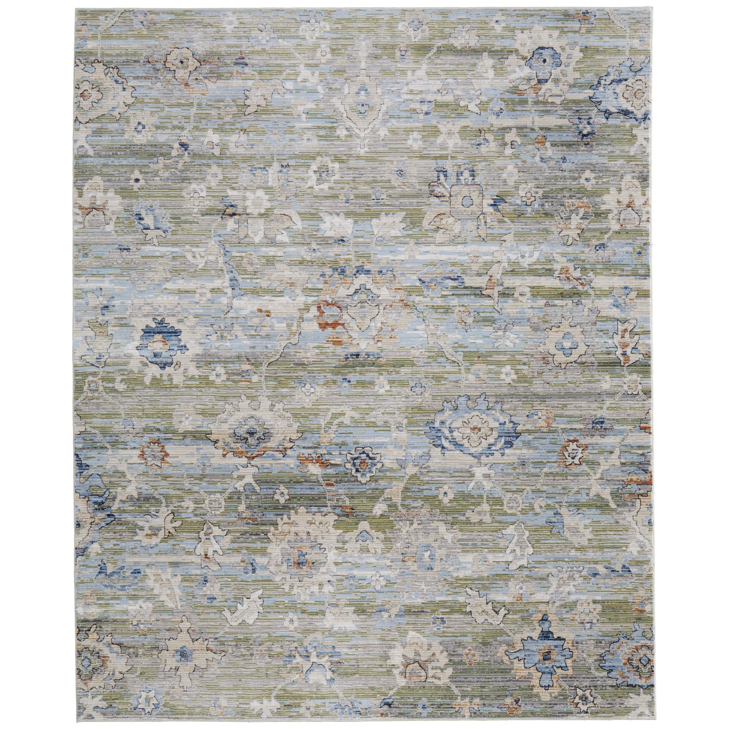 Grand Bazaar Claymore Machine Made Floral & Botanical Traditional Area Rug