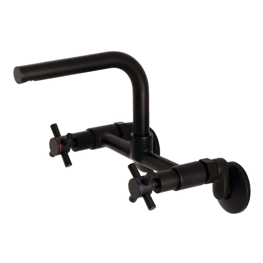Kingston Brass Concord 1.8 GPM Wall Mounted Bridge Kitchen Faucet