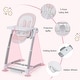 preview thumbnail 11 of 21, Babyjoy 3-in-1 Baby Swing & High Chair with 8 Adjustable Heights &