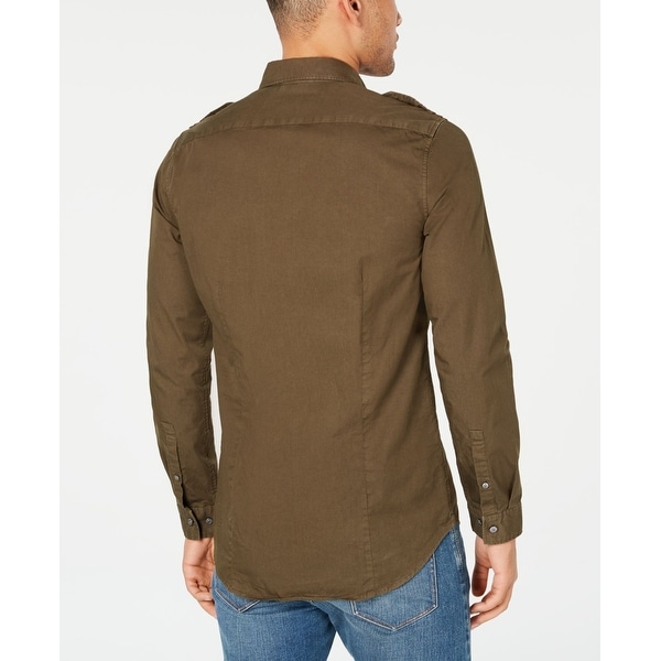 michael kors shirts mens olive