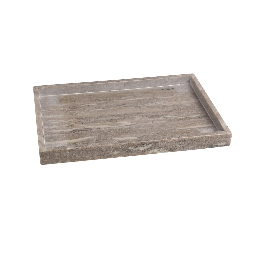 Marble Tank Tray 18x12" Brown Galaxy
