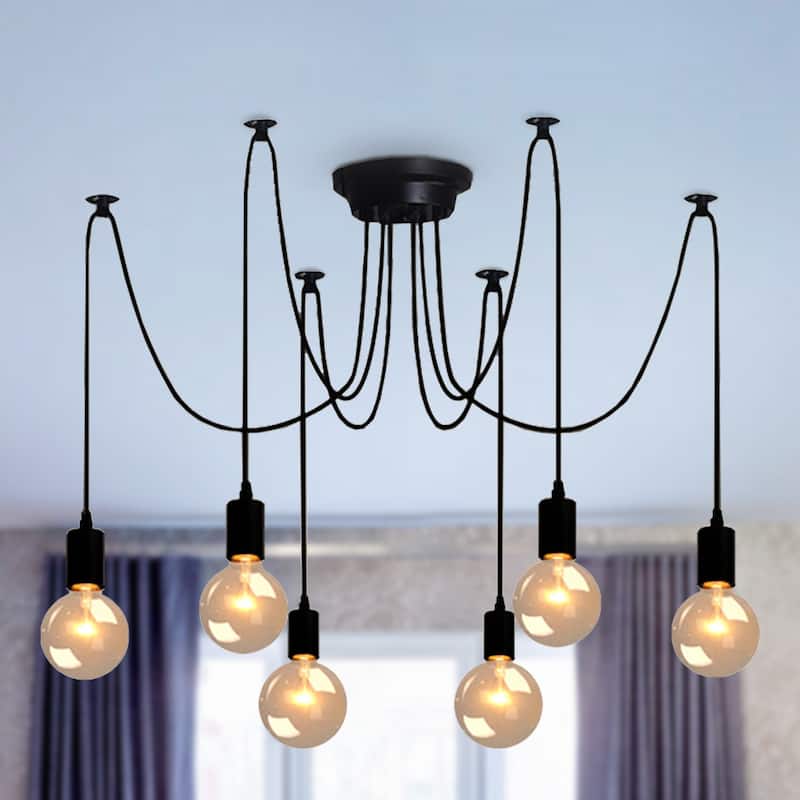 Not in use - Black 6-Light