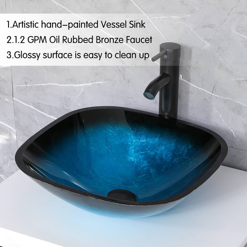72" Bathroom Vanity Set with Vessel Sink Side Cabinet Combo