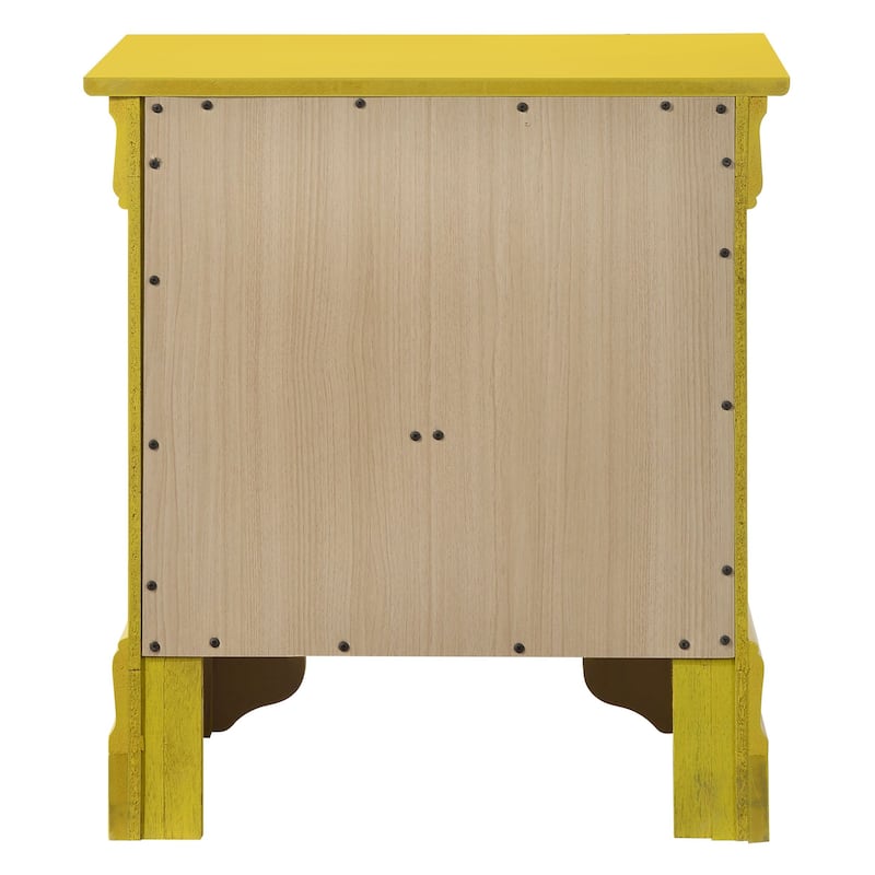 Louis Phillipe 2-drawer Wooden Nightstand