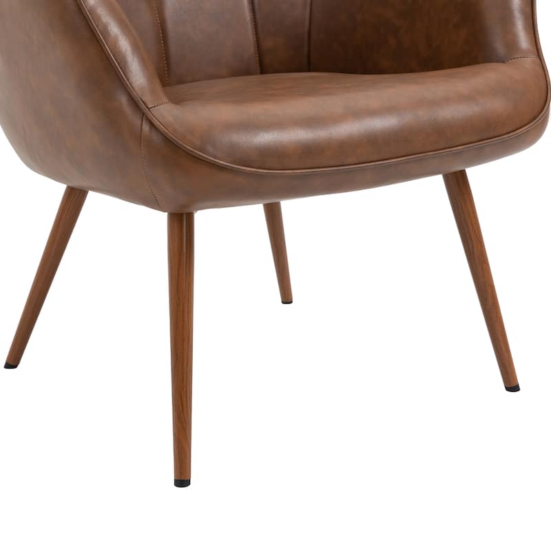 Modern Accent Chair Wingback Armchair