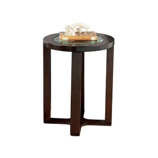 Shop Ashley T499 6 Norcastle Dark Brown Round End Table W