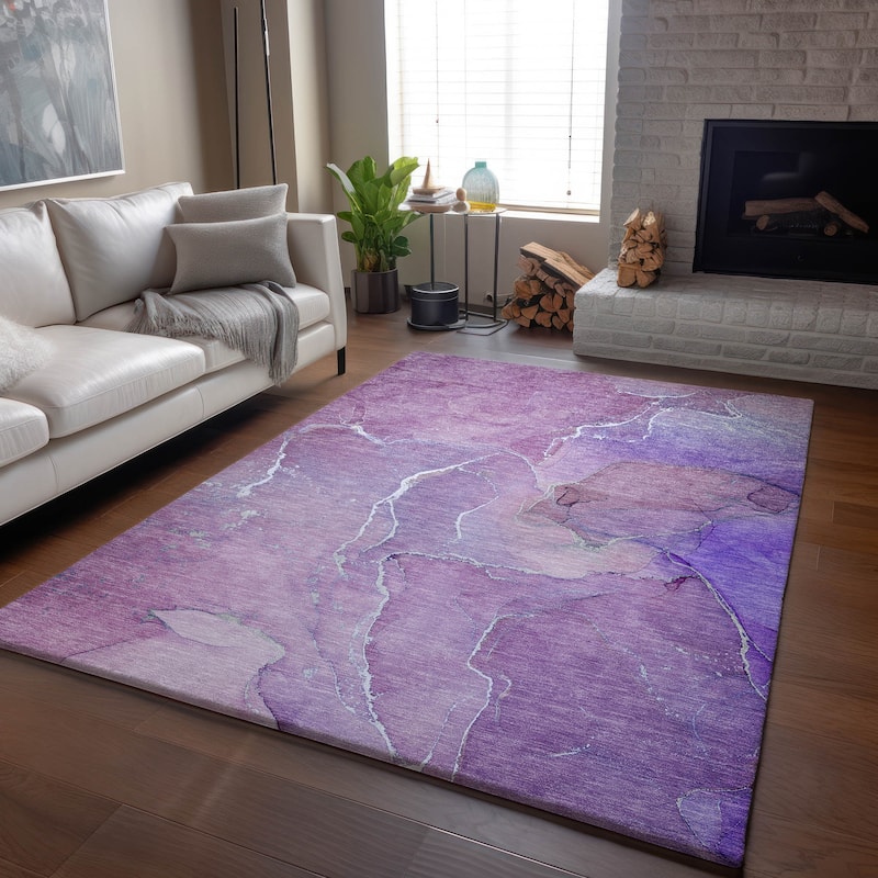 Premium Washable Super Soft Abstract Contemporary Mayfield Rug