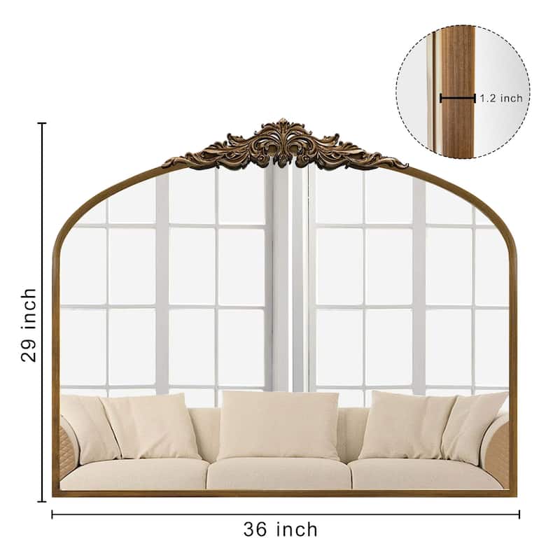 Ornate Vintage Mirror Baroque Gold Mirror