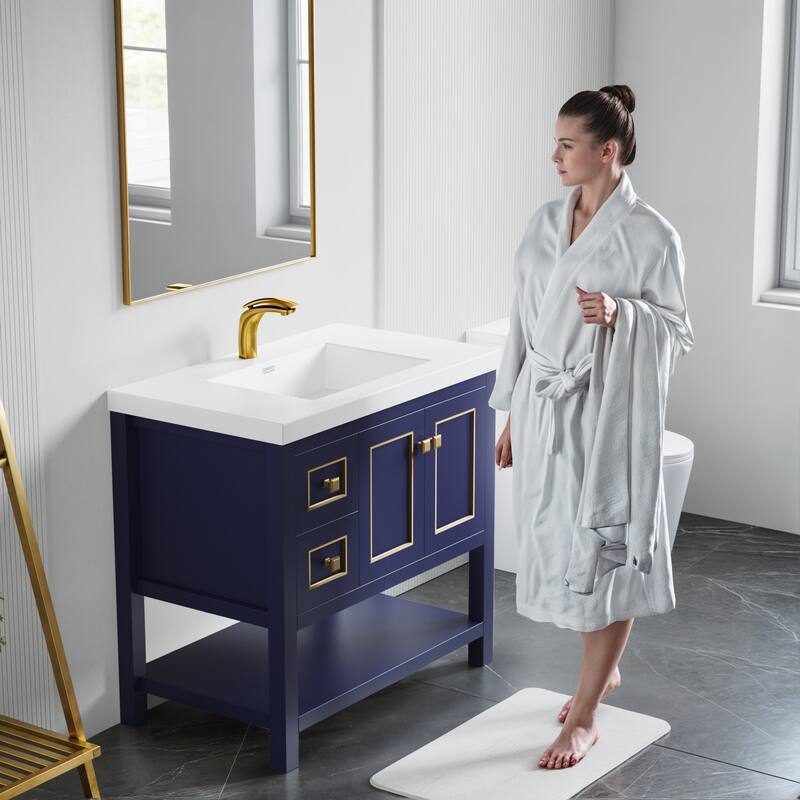 Davis 36" Single Bathroom Vanity Set