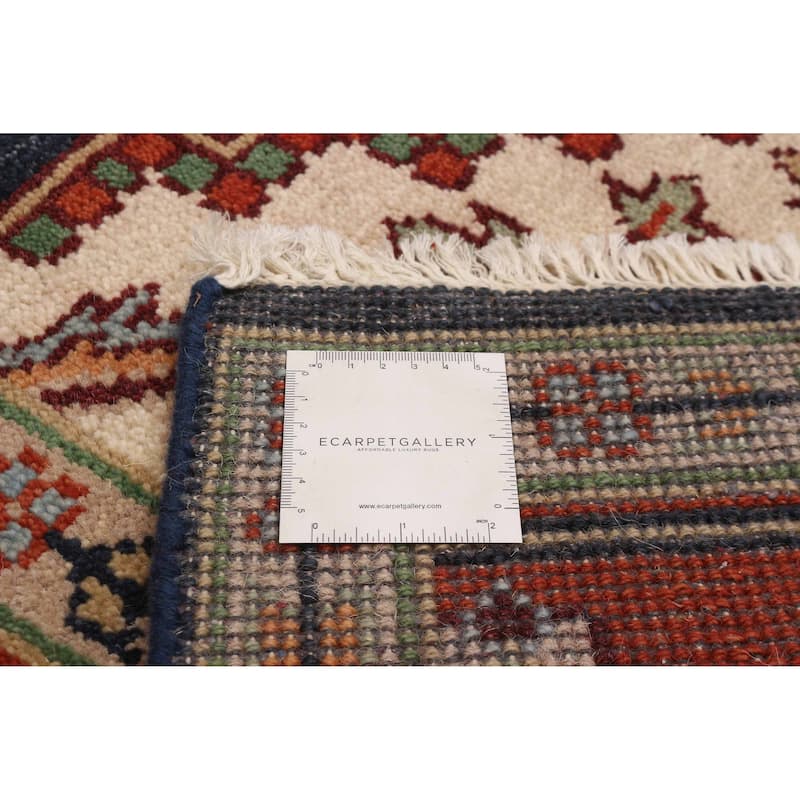 ECARPETGALLERY Hand-knotted Serapi Heritage Dark Navy Wool Rug - 8'1 x 10'0