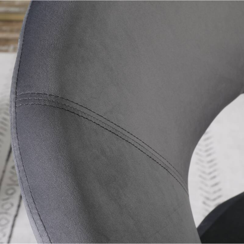 Slatina Velvet Accent Chair with Gold Finish - Modern Design