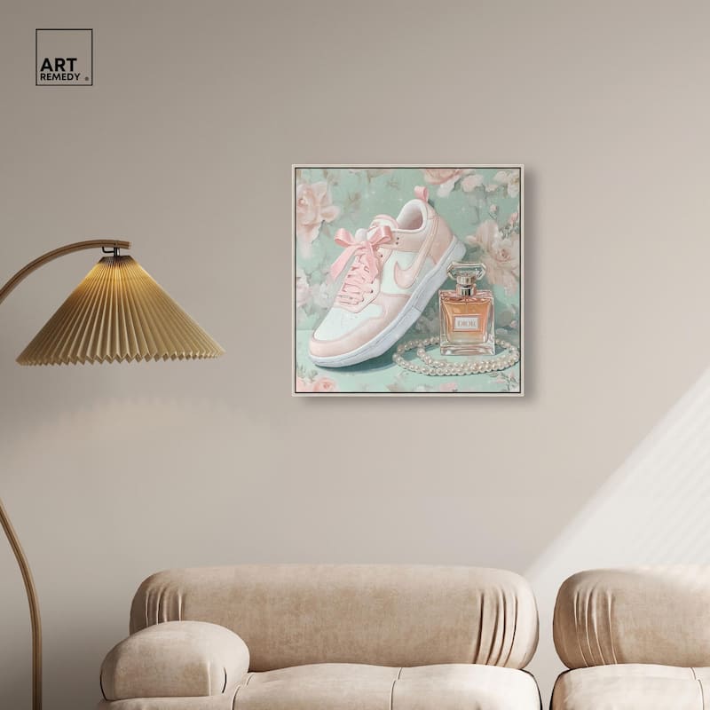 Petite and Cute Sneaker Canvas by Art Remedy