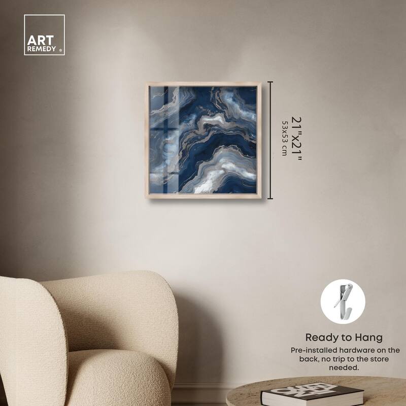 Deep Sea Geode I Shadowbox by Art Remedy