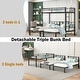 preview thumbnail 2 of 3, Triple twin bunk bed