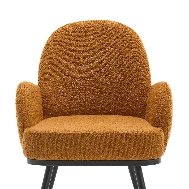 Fabric Upholstered Dining Chairs Set of 2/4 with Arms - 34.8"H x 23.2"W x 22.8"D