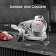 preview thumbnail 7 of 14, Meat Slicer Machine10 inch Commercial Meat Slicer 240W Semi-Auto Foody Slicer - 10 inch Slicer