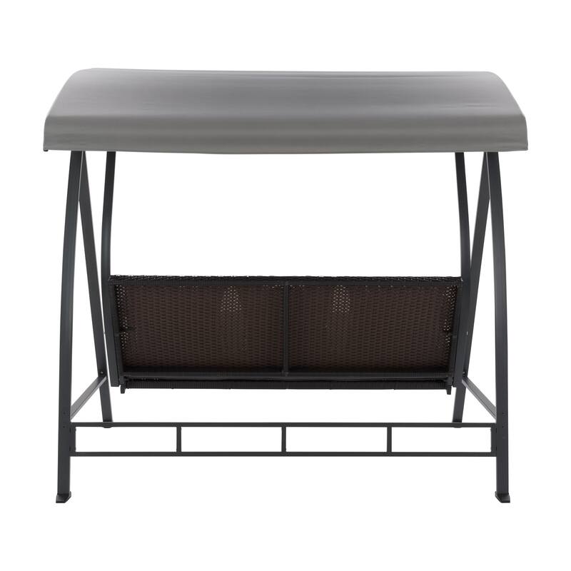 CorLiving 3-Seat Patio Swing with Canopy