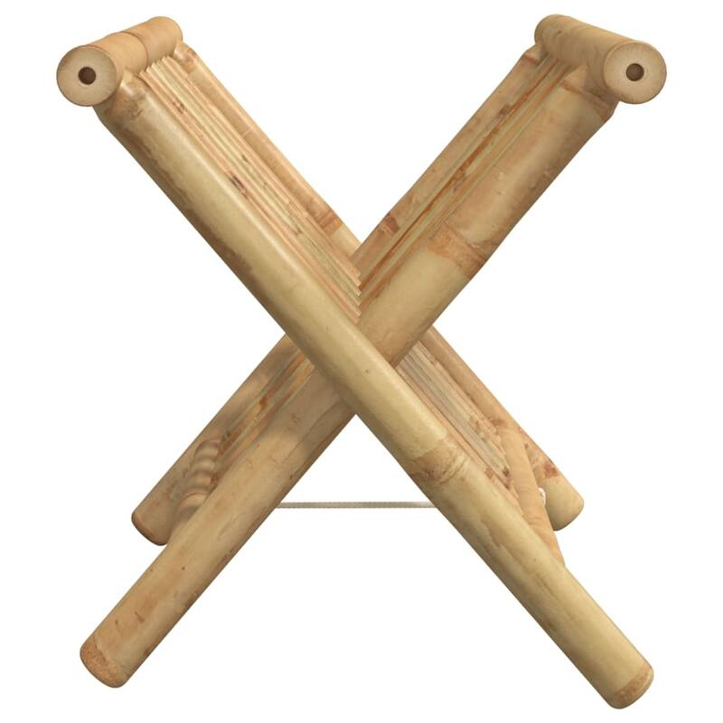 vidaXL Magazine Rack Natural Bamboo Bamboo - 12 x 16.5 x 13.6
