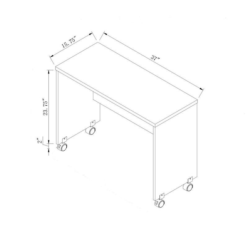 Return Distressed Grey，desk, removable, portable office desk，Simple, high quality and durable