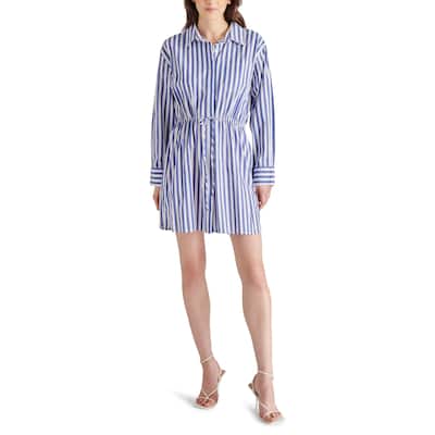 Steve Madden Rani Cotton Drawstring Shirtdress