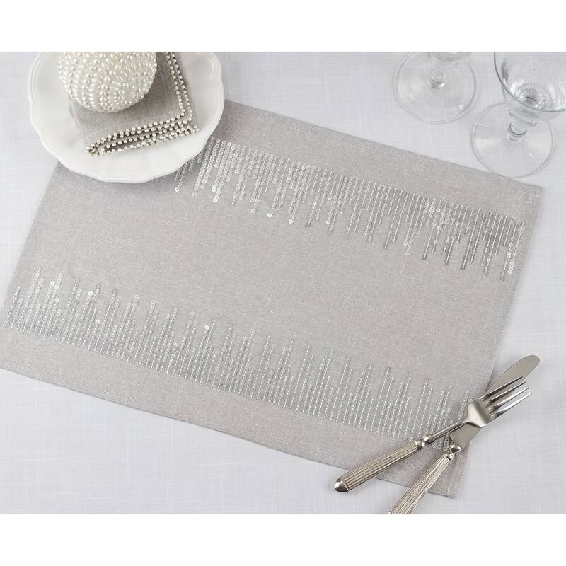 Sequin Design Placemats (Set of 4) - On Sale - Bed Bath & Beyond - 36095181