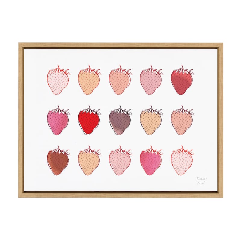 Kate and Laurel Sylvie Fields Print Framed Canvas by Statement Goods