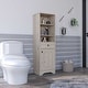 Linen Cabinet With One Drawer And One Cabinet - Bed Bath & Beyond ...