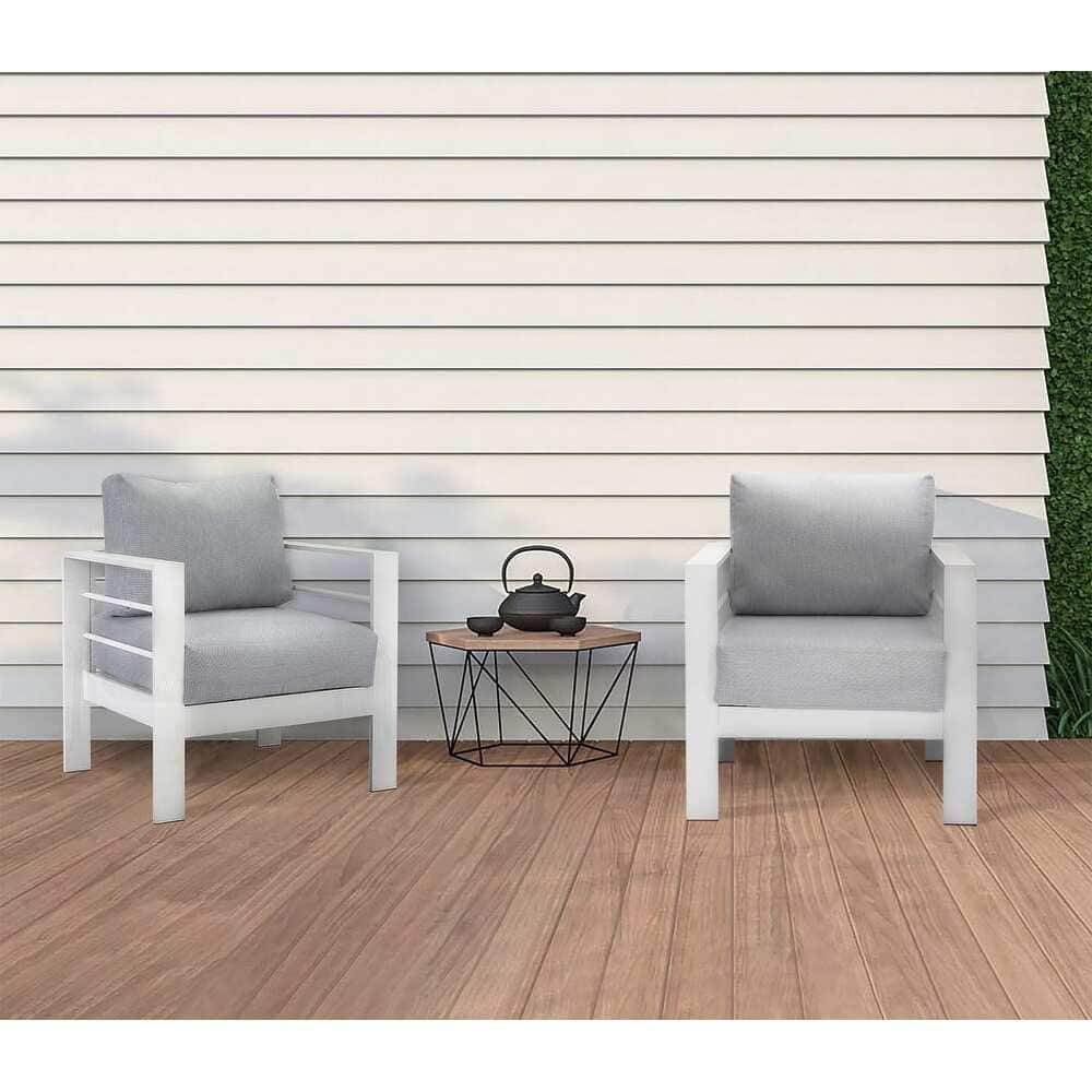 Royalcraft 2 PCS Aluminum Outdoor Armchair
