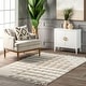 preview thumbnail 1 of 7, Nuloom Cordelia Fragmented Stripes Tasseled Area Rug 3' x 5' - Ivory - Rectangle