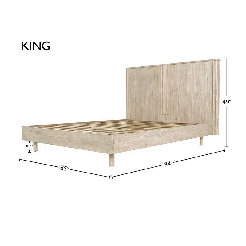 Willow Acacia Platform Bed