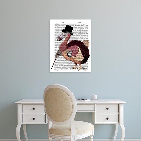 Easy Art Prints Fab Funky's 'Dapper Dodo' Premium Canvas Art