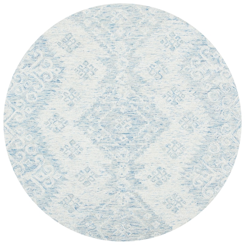 SAFAVIEH Handmade Micro-Loop Stella Modern Wool Rug - 5'