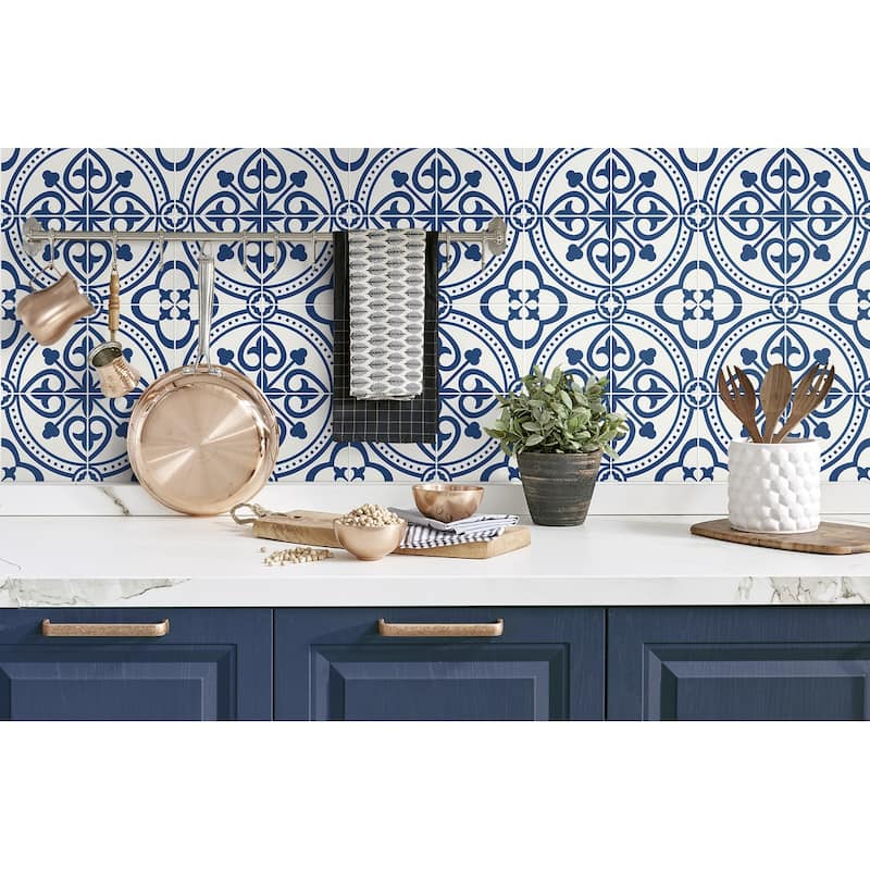 Luxe Haven Villa Mar Tile Peel and Stick Wallpaper