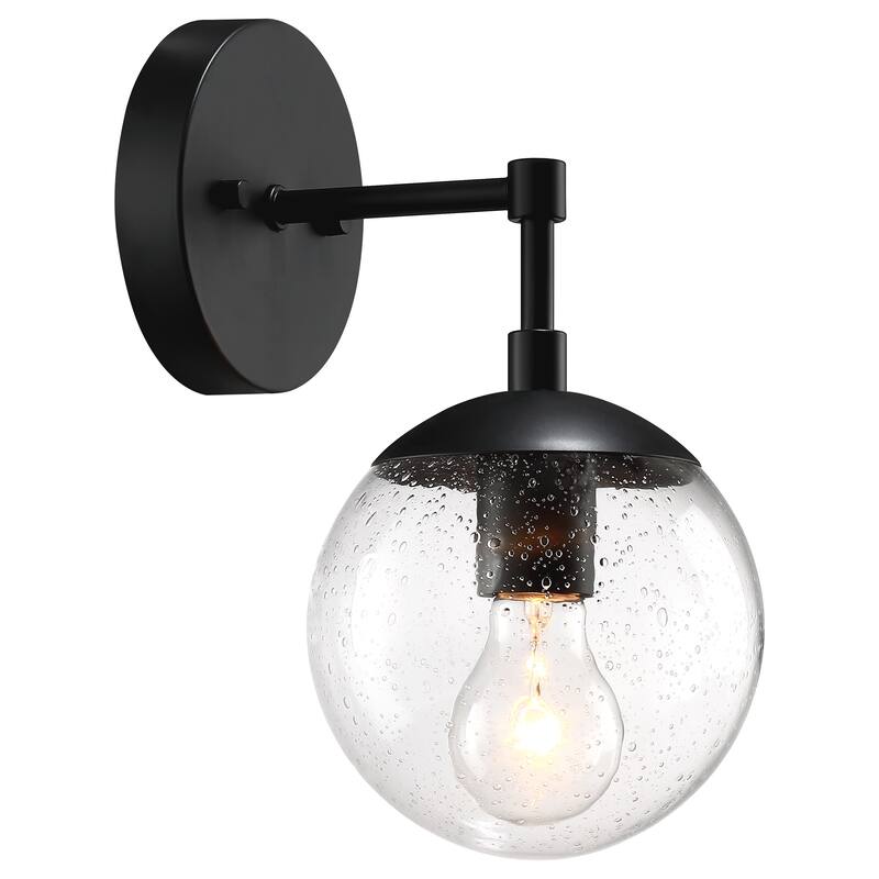 Gracelyn Modern Indoor Dimmable 1-Light Wall Light - Matte Black