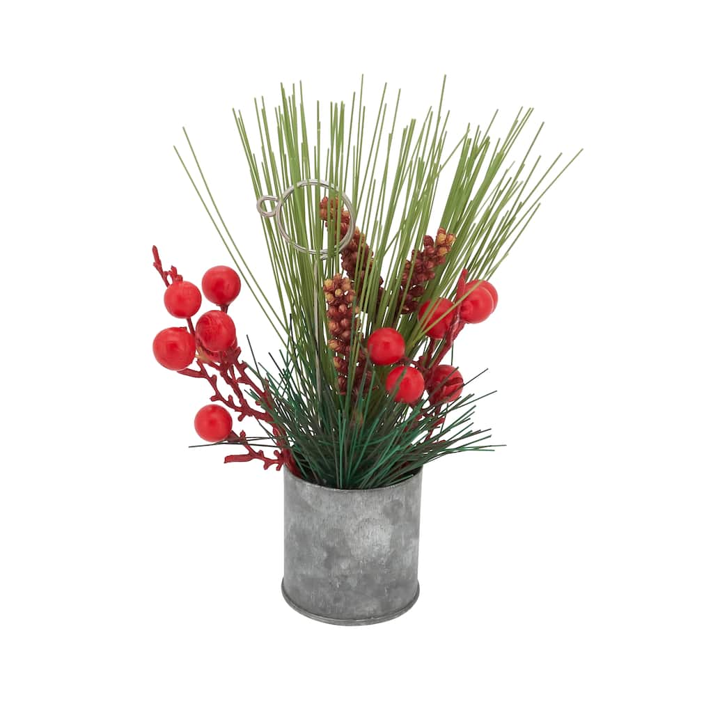 Red Winter Berry Name Card Holder (Set of 4)