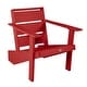 preview thumbnail 47 of 62, BAHIA VERDE OUTDOORS Haven Modern Adirondack Chair Boathouse Red
