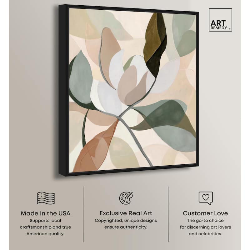 Leaf Prints II Canvas by Art Remedy