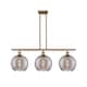 Option Brushed Brass / Light Smoke Deco Swirl