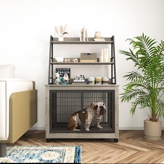 Side open dog crate discount