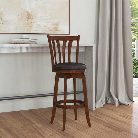Hillsdale Furniture Savana Wood Swivel Bar Stool