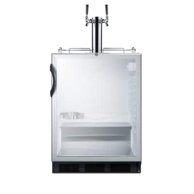 Summit 24 Inch Wide 5.5 Cu. Ft. Built-In Commercial Double Tap ADA