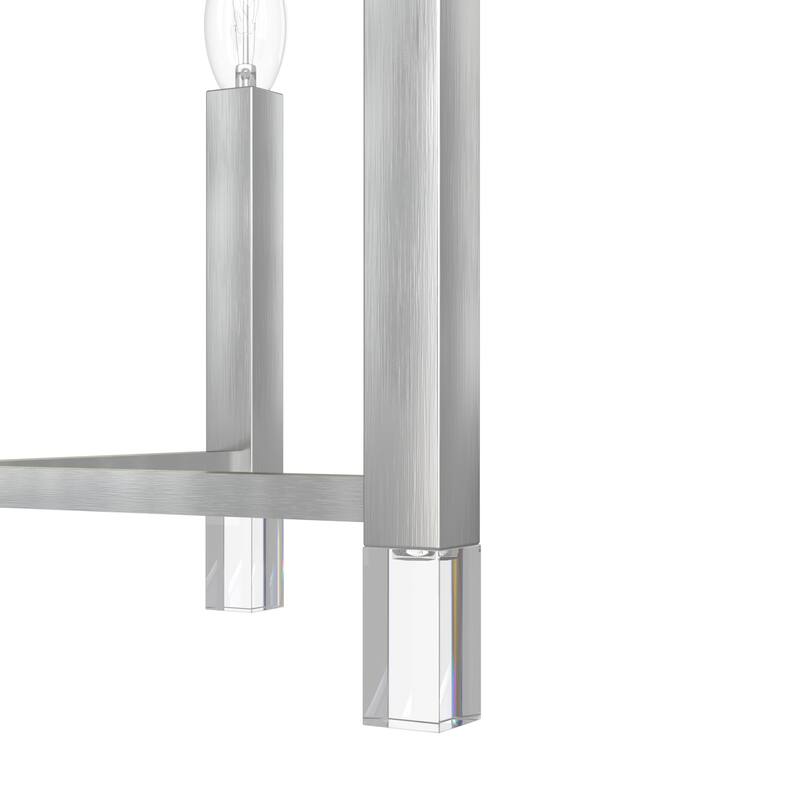 Hunter Sunjai 4-Light Pendant - Entry, Bedroom, Kitchen - Candle, Geometric, Glam, Contemporary